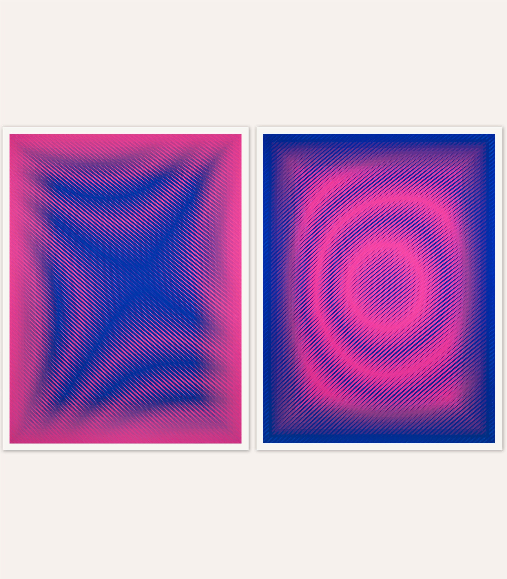 "XO" Paper Prints (set)